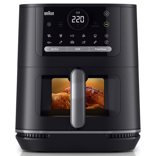 Air Fryer Frytkownica beztłuszczowa BRAUN MultiFry 5 HF5073 6l z okienkiem do obserwacji postępów gotowania