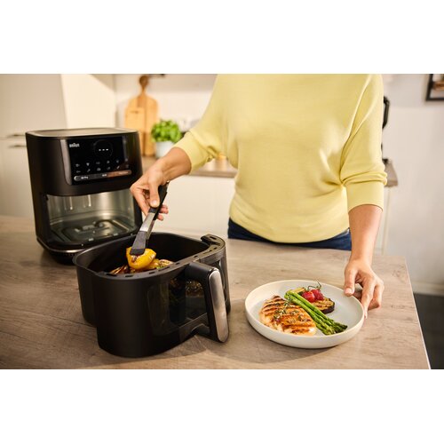 Air Fryer Frytkownica beztłuszczowa BRAUN MultiFry 5 HF5073 6l z okienkiem do obserwacji postępów gotowania - obrazek 5