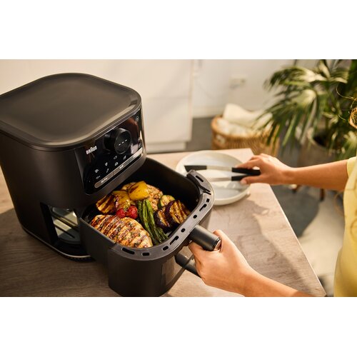 Air Fryer Frytkownica beztłuszczowa BRAUN MultiFry 5 HF5073 6l z okienkiem do obserwacji postępów gotowania - obrazek 7