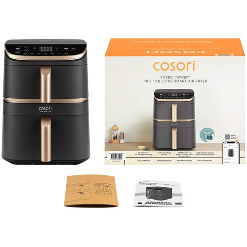 Air Fryer Frytkownica beztłuszczowa COSORI Turbo Tower Pro Smart CAF-DC123S-DEUR 10.8l (WiFi) - obrazek 6