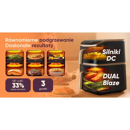 Air Fryer Frytkownica beztłuszczowa COSORI Turbo Tower Pro Smart CAF-DC123S-DEUR 10.8l (WiFi) - obrazek 11