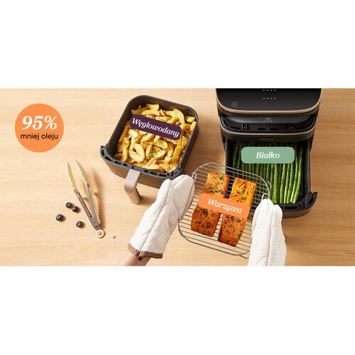 Air Fryer Frytkownica beztłuszczowa COSORI Turbo Tower Pro Smart CAF-DC123S-DEUR 10.8l (WiFi) - obrazek 13