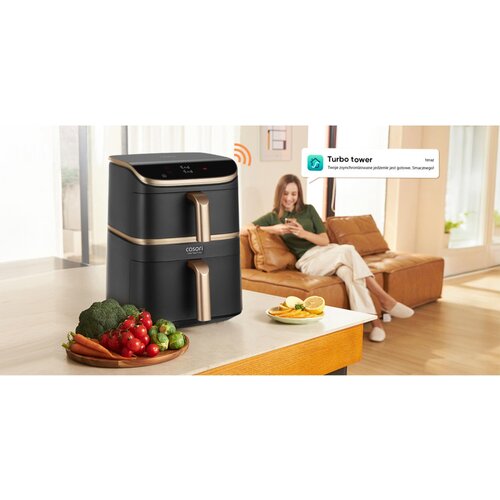 Air Fryer Frytkownica beztłuszczowa COSORI Turbo Tower Pro Smart CAF-DC123S-DEUR 10.8l (WiFi) - obrazek 16