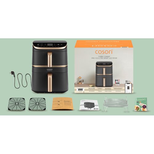 Air Fryer Frytkownica beztłuszczowa COSORI Turbo Tower Pro Smart CAF-DC123S-DEUR 10.8l (WiFi) - obrazek 14