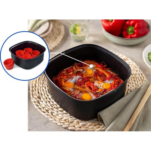 Air Fryer Frytkownica beztłuszczowa PHILIPS Ovi Smart HD9876/25 8.3l Wi-Fi ponad 4000 darmowych przepisów - obrazek 7